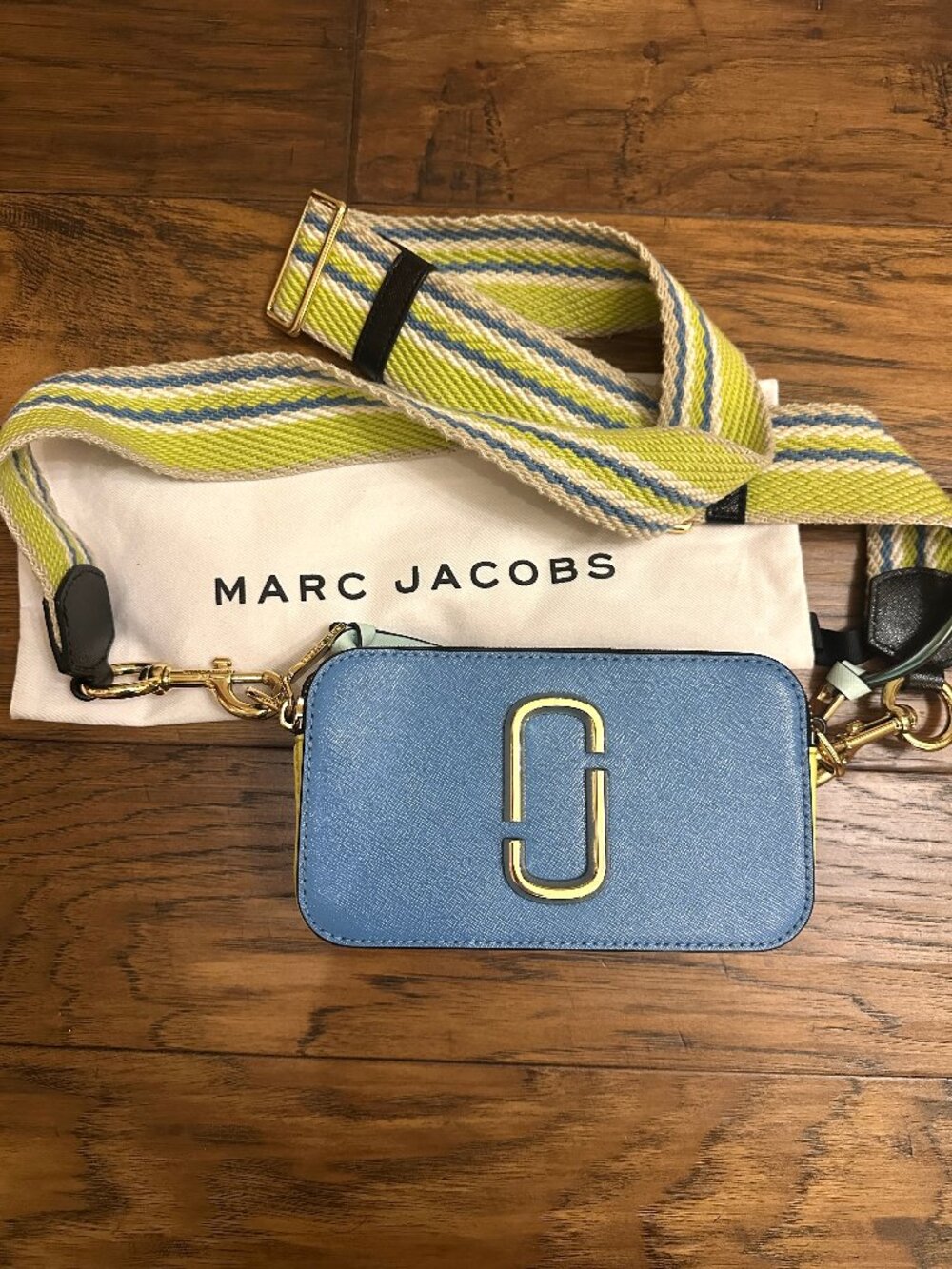 Marc Jacobs Snapshot Camera Bag Light Blue/Green